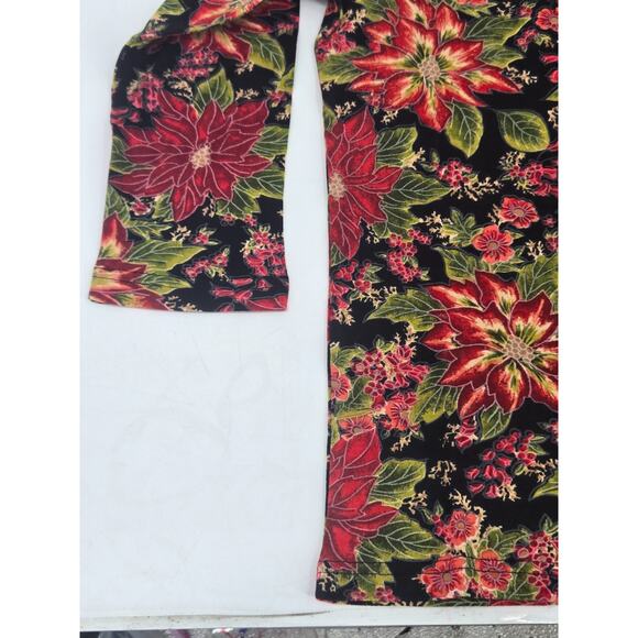 The Vermont Country Store Red Floral Top Size Small VTG - Picture 4 of 16